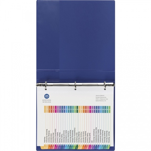 Avery Ready Index 31 Tab Dividers, Customizable TOC, 6 Sets (11831)