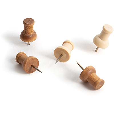 U Brands Wood Push Pins (UBR3085U0624)