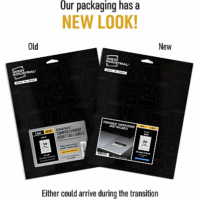 Avery PermaTrack Tamper-Evident Asset Tag Labels (AVE60530)