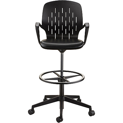 Safco Shell Extended-Height Chair (SAF7014BL)