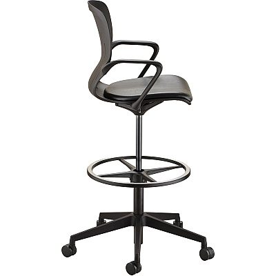 Safco Shell Extended-Height Chair (SAF7014BL)