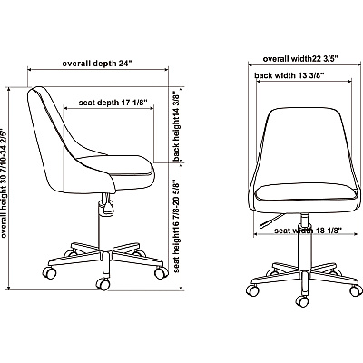 Lorell Resimercial Low-back Task Chair with Arms (LLR68571)