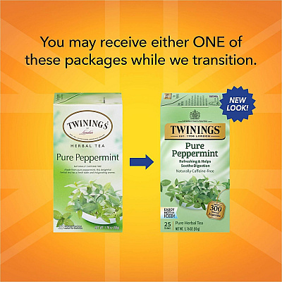 TWININGS Pure Peppermint Herbal Tea Bag (TWG09179)