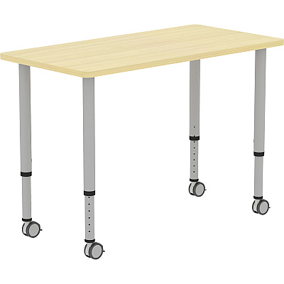 Lorell Attune Height-adjustable Multipurpose Rectangular Table (LLR69582)