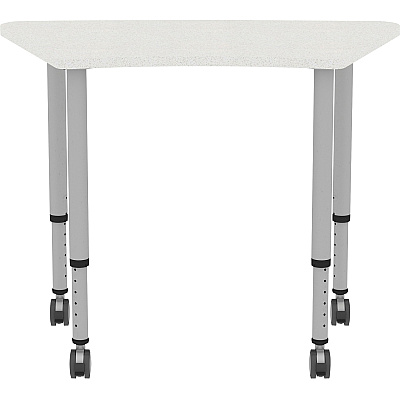 Lorell Height-adjustable Trapezoid Table (LLR69583)