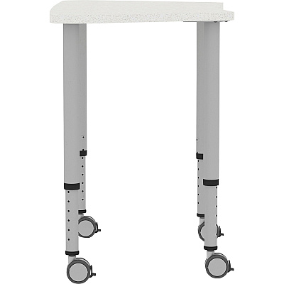 Lorell Height-adjustable Trapezoid Table (LLR69583)