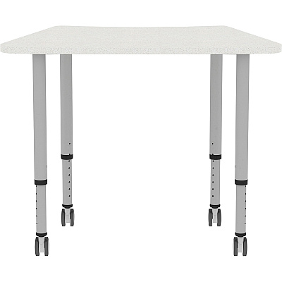 Lorell Height-adjustable Trapezoid Table (LLR69583)