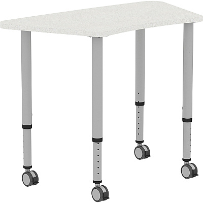 Lorell Height-adjustable Trapezoid Table (LLR69583)