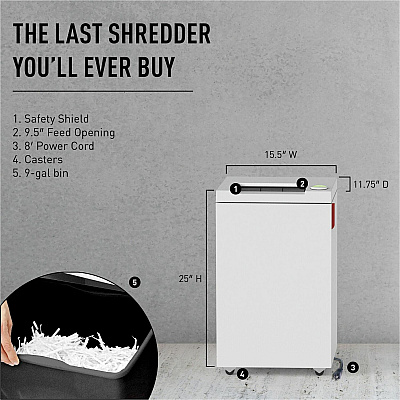 Ideal 24451111 Cross-cut Paper Shredder (IDEDSH0065H)