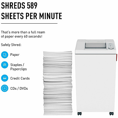 Ideal IDEDSH0360H Strip-cut Paper Shredder
