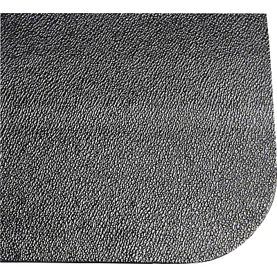 Floortex Advantagemat Black Vinyl Lipped Chair Mat for Hard Floor - 45" x 53" (FLRFC124553HLBV)