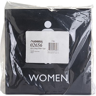 Lorell Women's Restroom Sign (LLR02656)