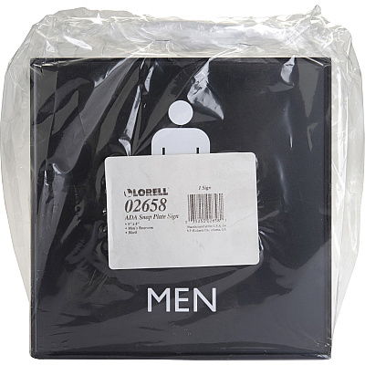 Lorell Men's Restroom Sign (LLR02658)