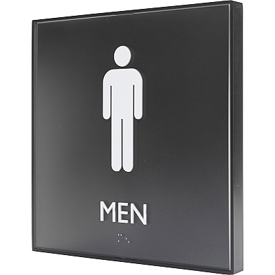 Lorell Men's Restroom Sign (LLR02658)