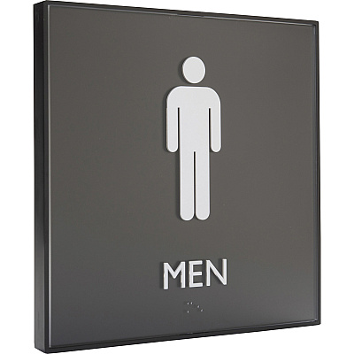 Lorell Men's Restroom Sign (LLR02658)