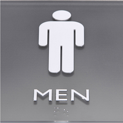 Lorell Men's Restroom Sign (LLR02658)