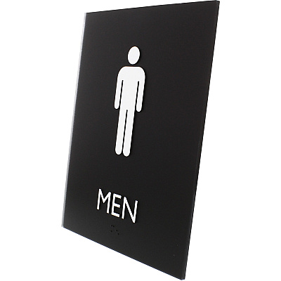 Lorell Men's Restroom Sign (LLR02667)