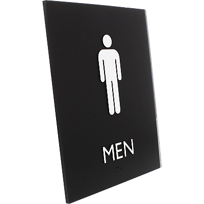 Lorell Men's Restroom Sign (LLR02667)