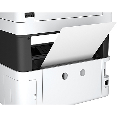Epson WorkForce ST-M3000 Monochrome Multifunction Supertank Printer. Cartridge Free MFP with ADF & Fax Inkjet copier/Fax/Scanner-1200x2400 dpi Print-Automatic Duplex Print-1200 dpi Optical Scan-20 ppm-Up to 23k pages of ink-Wireless LAN (C11CG93201)