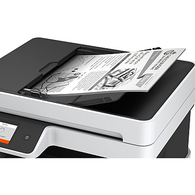 Epson WorkForce ST-M3000 Monochrome Multifunction Supertank Printer. Cartridge Free MFP with ADF & Fax Inkjet copier/Fax/Scanner-1200x2400 dpi Print-Automatic Duplex Print-1200 dpi Optical Scan-20 ppm-Up to 23k pages of ink-Wireless LAN (C11CG93201)