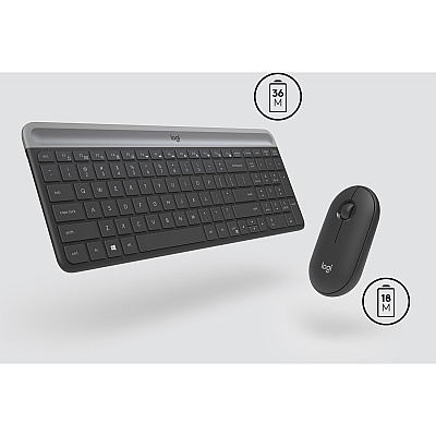 Logitech MK470 Slim Wireless Combo (LOG920009437)