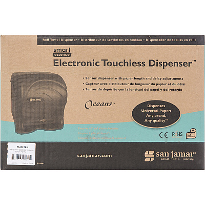 San Jamar Roll Towel Hands-free Dispenser (SJMT8490TBK)