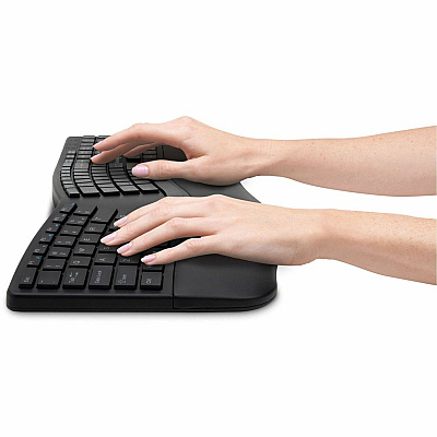 Kensington Pro Fit Ergo Wireless Keyboard-Black (KMW75401)