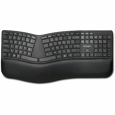 Kensington Pro Fit Ergo Wireless Keyboard-Black (KMW75401)