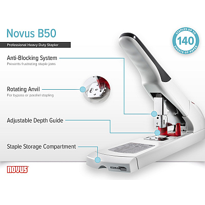 Novus B50 Heavy Duty Stapler (0230060)