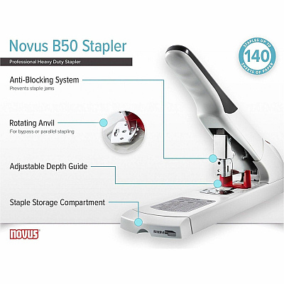 Novus B50 Heavy Duty Stapler (0230060)