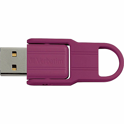 Verbatim 16GB Store 'n' Flip USB Flash Drive - 2pk- Berry, Blue (VER70377)