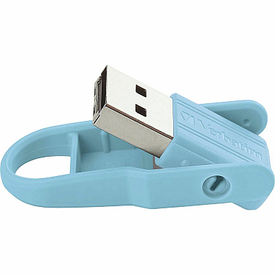 Verbatim 16GB Store 'n' Flip USB Flash Drive - 2pk- Berry, Blue (VER70377)