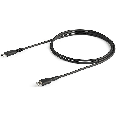 StarTech 3ft/1m Durable Usb-c To Lightning Cable (RUSBCLTMM1MB)