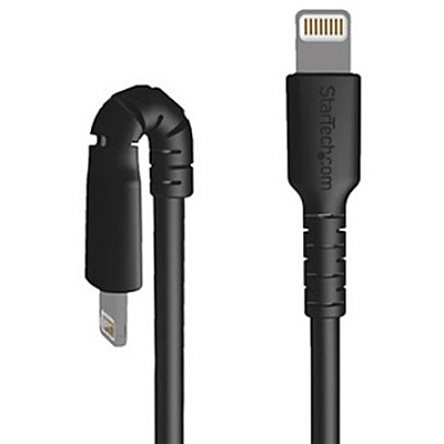 StarTech 3ft/1m Durable Usb-c To Lightning Cable (RUSBCLTMM1MB)
