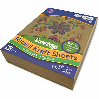 Creativity Street Natural Kraft Sheets (PAC5713)