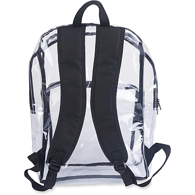Tatco Carrying Case (Backpack) Notebook - Clear, Black (TCO63225)