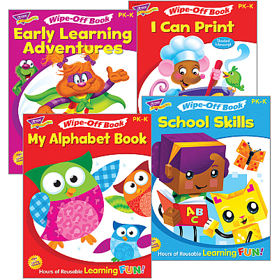 TREND Wipe-off Book Learning Fun Book Set Printed Book (TEP94913)
