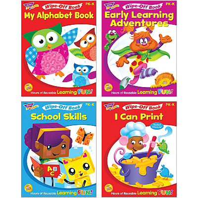 TREND Wipe-off Book Learning Fun Book Set Printed Book (TEP94913)