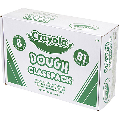 Crayola 8-Color Dough Classpack with Modeling Tools (CYO570172)