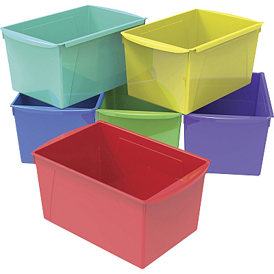Storex Double XL Wide Book Bins (STX71126E06C)