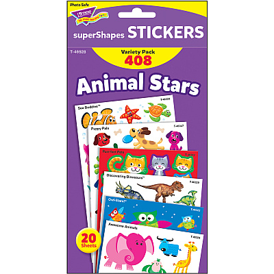 TREND Animal Fun Stickers Variety Pack (TEP46928)