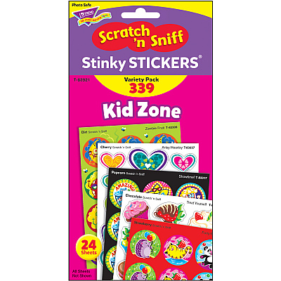 TREND Kid Zone Scratch 'n Sniff Stinky Stickers (TEP83921)