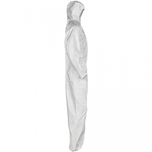 KleenGuard A30 Coveralls - Zipper Front with 1" Flap, Elastic Back, Wrists, Ankles & Hood (46115)