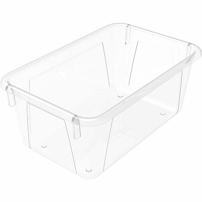 Storex Crystal Clear Cubby Bin (STX62464U05C)