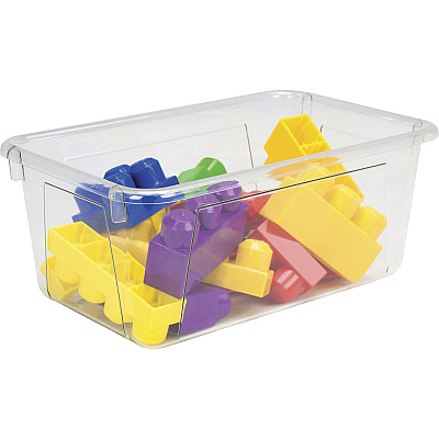Storex Crystal Clear Cubby Bin (STX62464U05C)