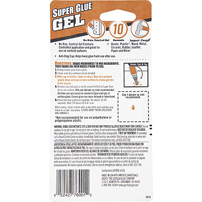 Gorilla Glue Glue Glue Gorilla Glue Glue Super Glue Gel (GOR7600101)
