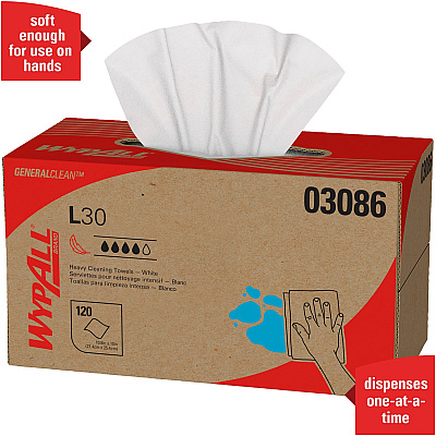Wypall General Clean L30 Heavy Cleaning Towels (KCC03086)