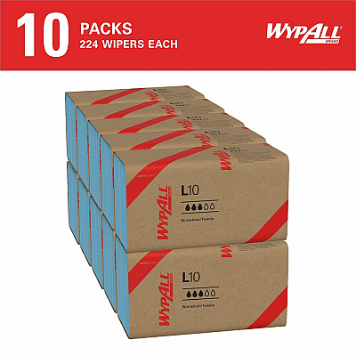 Wypall GeneralClean L10 Light Cleaning Windshield Towels (KCC05123)