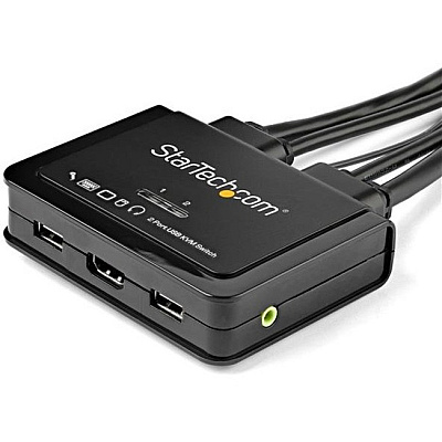 StarTech 2 Port Hdmi Kvm Switch 4k 60hz W/cables (SV211HDUA4K)