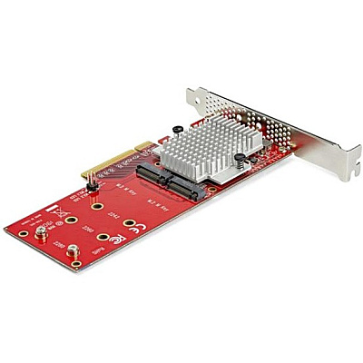 StarTech Dual M.2 Pcie Ssd Adapter Card Nvme/ahci (PEX8M2E2)